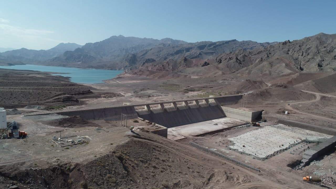 Construction and securing of downstream flood drainage system, access road, and remaining works of Narmashir (Nesa) dam